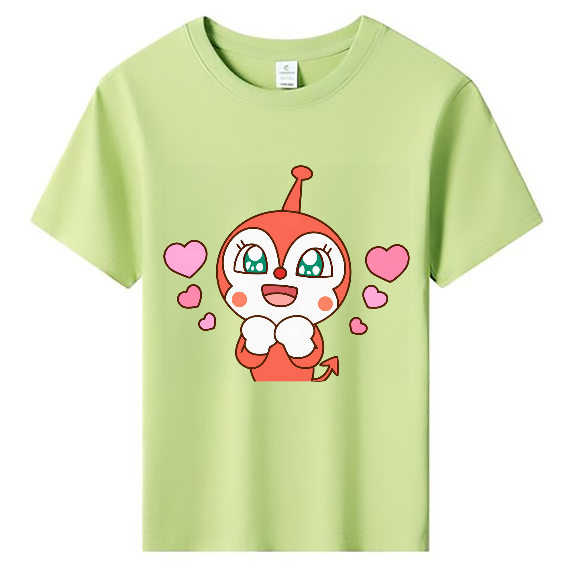 （画像用） アンパンマン Anpanman 綿100％キッズTシャツ（フロントプリント）